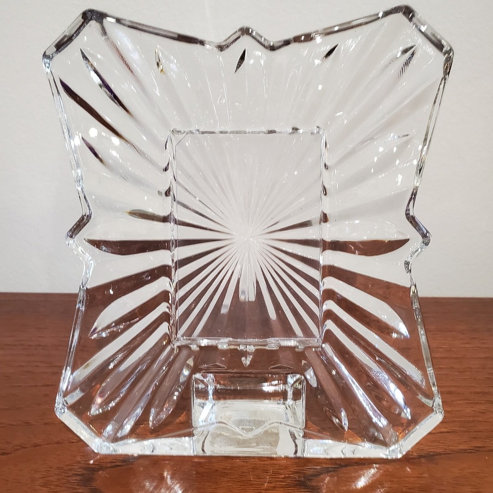 Mikasa Crystal‎ Royal Suite 7" Glass Picture Frame Fits 2.5" x 3.5" Photo